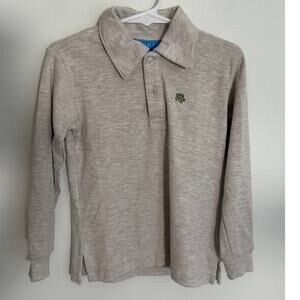 J. Bailey Long Sleeve Oatmeal Boys Polo size 3T
